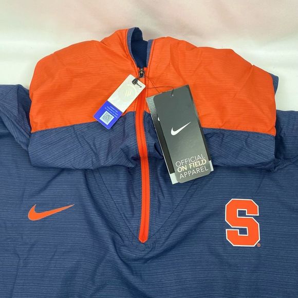 Nike Syracuse Orange Pullover Repel On-Field Jacket CQ5235-419 // Large New - Picture 9 of 11